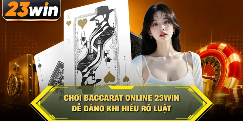 Chơi baccarat online 23WIN dễ dàng khi hiểu rõ luật