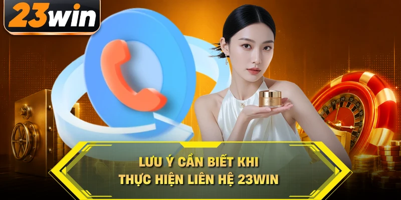 Lưu ý cần biết khi thực hiện liên hệ 23WIN
